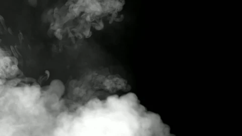Free Video Stock thick smoke on a black background Live Wallpaper - Free Live Wallpaper