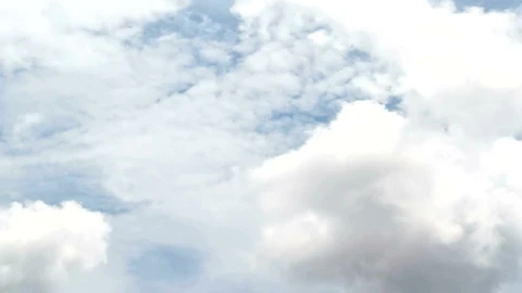 Free Video Stock thick white clouds above a city Live Wallpaper - Free Live Wallpaper