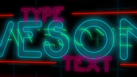 Free Video Stock thin neon title Live Wallpaper - Free Live Wallpaper