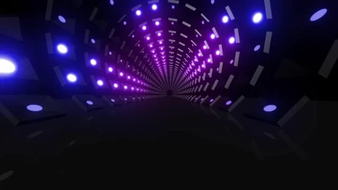 Free Video Stock through a d tunnel with many points of light Live Wallpaper - Free Live Wallpaper