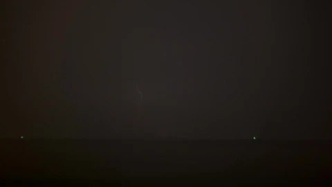 Free Video Stock thunderstorm lighting up the ocean Live Wallpaper - Free Live Wallpaper