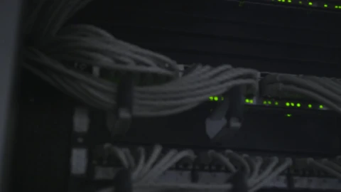 Free Video Stock tidy cables in a server rack Live Wallpaper - Free Live Wallpaper