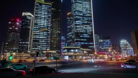 Free Video Stock time lapse of a bejing street with traffic Live Wallpaper - Free Live Wallpaper