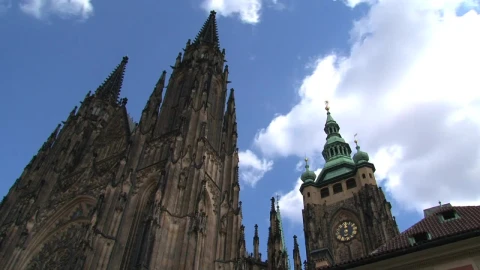 Free Video Stock time lapse of a cathedral and the sky Live Wallpaper - Free Live Wallpaper