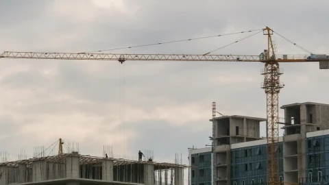 Free Video Stock time lapse of a construction site Live Wallpaper - Free Live Wallpaper