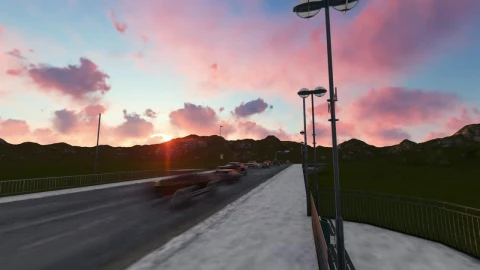 Free Video Stock time lapse of a d render city traffic Live Wallpaper - Free Live Wallpaper