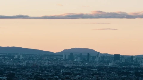 Free Video Stock time lapse of sunset in the city Live Wallpaper - Free Live Wallpaper