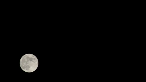 Free Video Stock time lapse of the full moon on a dark night Live Wallpaper - Free Live Wallpaper