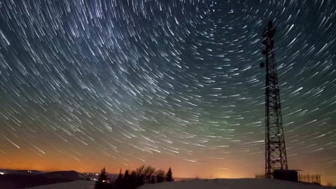 Free Video Stock time lapse of the stars in the sky Live Wallpaper - Free Live Wallpaper