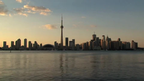 Free Video Stock time lapse of the toronto skyline Live Wallpaper - Free Live Wallpaper