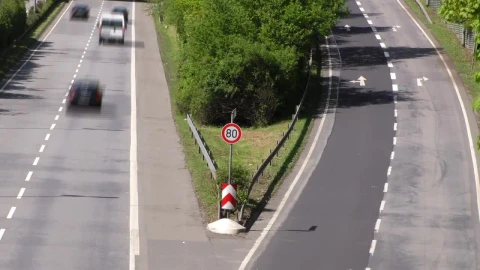 Free Video Stock timelapse of a fork in a highway Live Wallpaper - Free Live Wallpaper