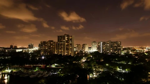 Free Video Stock timelapse of clouds at night Live Wallpaper - Free Live Wallpaper