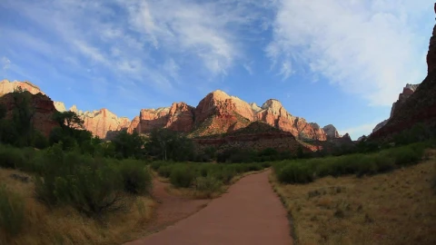 Free Video Stock timelapse of hikers in a national park Live Wallpaper - Free Live Wallpaper