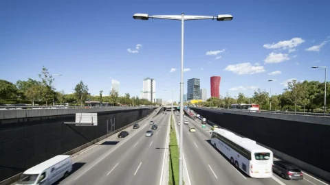 Free Video Stock timelapse of rush hour traffic Live Wallpaper - Free Live Wallpaper