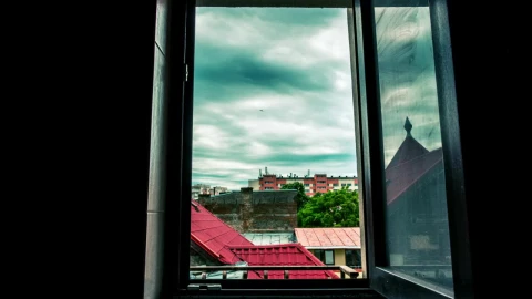 Free Video Stock timelapse of swirling clouds through a window Live Wallpaper - Free Live Wallpaper