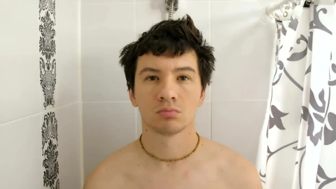 Free Video Stock tired man taking a shower Live Wallpaper - Free Live Wallpaper
