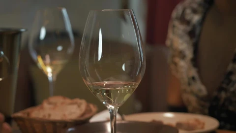 Free Video Stock toast with champagne glasses during a romantic date Live Wallpaper - Free Live Wallpaper