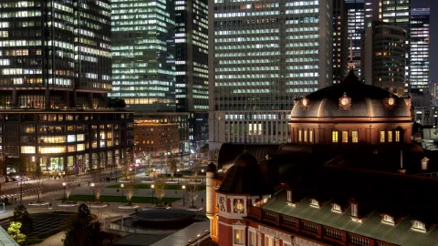 Free Video Stock tokyo buildings and street with traffic at night Live Wallpaper - Free Live Wallpaper