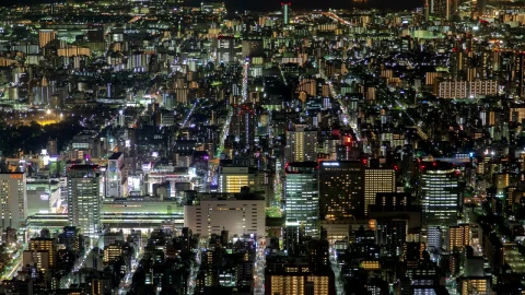 Free Video Stock tokyo buildings at night time lapse Live Wallpaper - Free Live Wallpaper