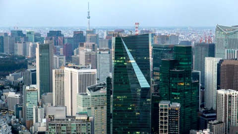 Free Video Stock tokyo financial district buildings time lapse Live Wallpaper - Free Live Wallpaper