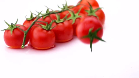 Free Video Stock tomato falling and bouncing into the water Live Wallpaper - Free Live Wallpaper