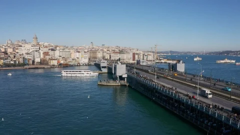 Free Video Stock tour boat travelling under a bridge Live Wallpaper - Free Live Wallpaper