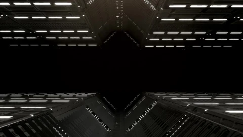 Free Video Stock tour of the hangar of an alien spaceship Live Wallpaper - Free Live Wallpaper