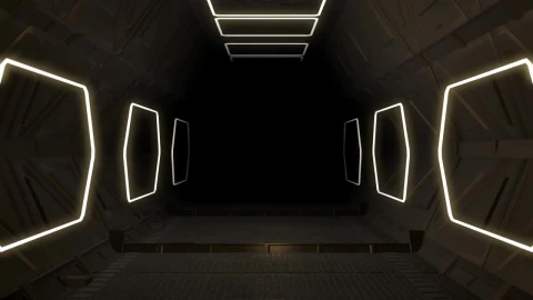 Free Video Stock tour through the corridors of an intergalactic ship Live Wallpaper - Free Live Wallpaper