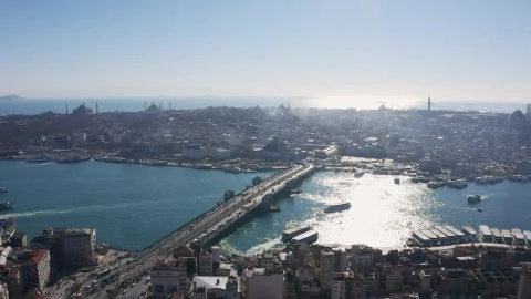 Free Video Stock tourist boats moving across the city Live Wallpaper - Free Live Wallpaper