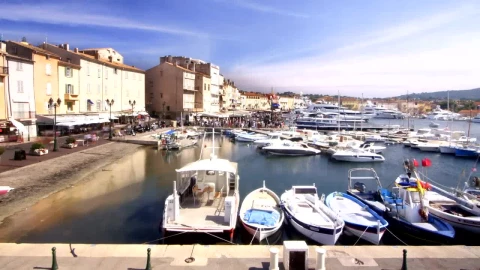 Free Video Stock tourist harbor in france Live Wallpaper - Free Live Wallpaper
