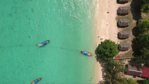 Free Video Stock tourist tropical island with turquoise sea Live Wallpaper - Free Live Wallpaper