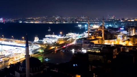 Free Video Stock towards the coast at night Live Wallpaper - Free Live Wallpaper