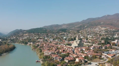 Free Video Stock town houses by the river Live Wallpaper - Free Live Wallpaper