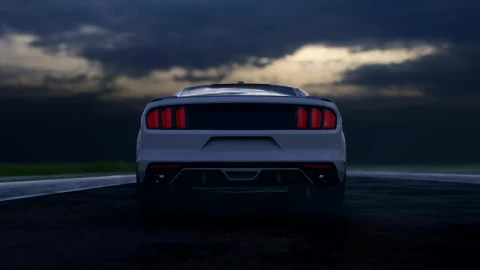 Free Video Stock tracking shot of a luxury sports car in a road Live Wallpaper - Free Live Wallpaper