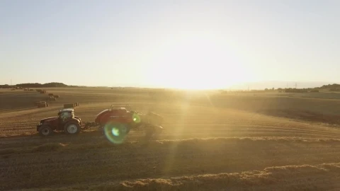 Free Video Stock tractor working on a farm Live Wallpaper - Free Live Wallpaper