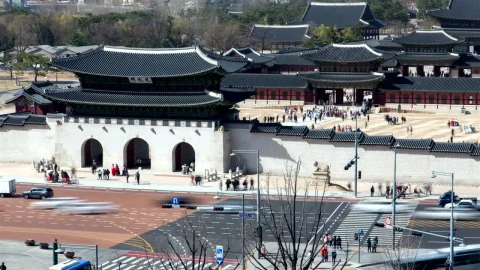Free Video Stock traditional palace in korea Live Wallpaper - Free Live Wallpaper