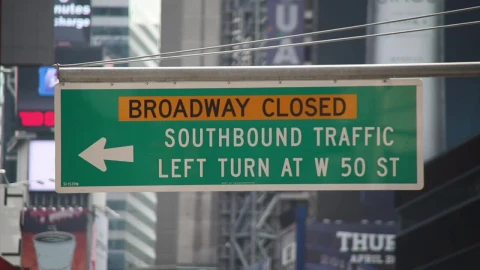 Free Video Stock traffic signs throughout new york Live Wallpaper - Free Live Wallpaper