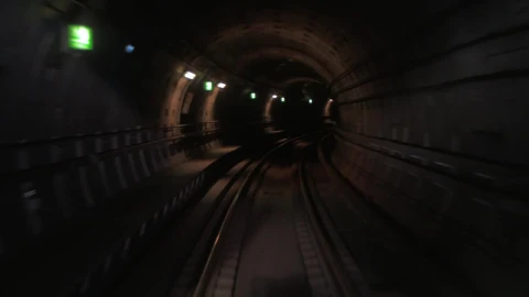 Free Video Stock train moving through a tunnel Live Wallpaper - Free Live Wallpaper