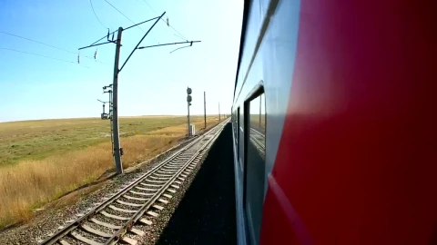 Free Video Stock train moving through the tracks Live Wallpaper - Free Live Wallpaper