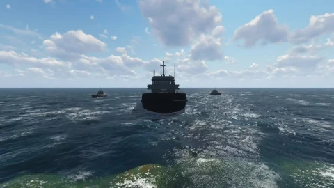 Free Stock Video Warships Sailing In The Open Sea Live Wallpaper - Free Live Wallpaper