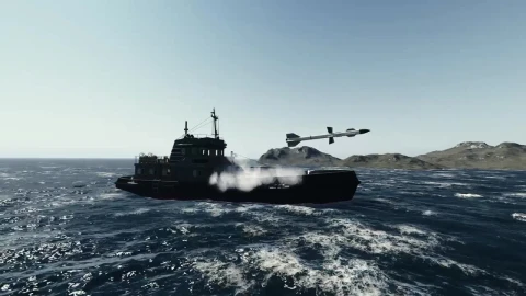 Free Stock Video War Ship Shooting A Rocket Missile Live Wallpaper - Free Live Wallpaper