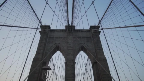 Free Stock Video Walking Down The Corridor Of The Brooklyn Bridge Live Wallpaper - Free Live Wallpaper