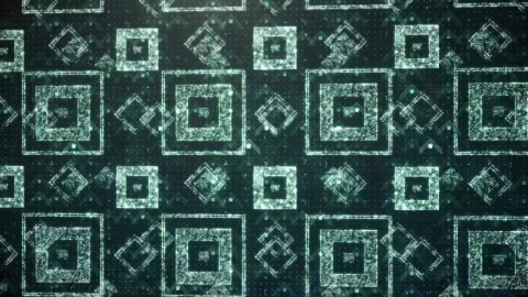 Free Stock Video Virtual Surface Of Green Square Shapes Live Wallpaper - Free Live Wallpaper