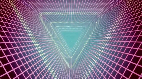 Free Stock Video Virtual Rectangular Duct With Neon Lights Live Wallpaper - Free Live Wallpaper