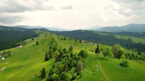 Free Stock Video Village In A Mountain Under Cloudy Sky Live Wallpaper - Free Live Wallpaper