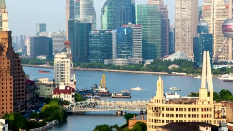 Free Stock Video View From The Heights Of A Gigantic City Live Wallpaper - Free Live Wallpaper