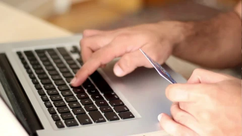 Free Stock Video Typing On The Computer Numbers A Bank Card Live Wallpaper - Free Live Wallpaper