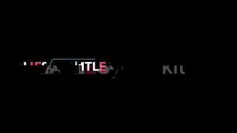 Free Stock Video Two Word Glitch Title Live Wallpaper - Free Live Wallpaper