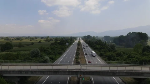 Free Stock Video Two Way Road Aerial Shot Live Wallpaper - Free Live Wallpaper