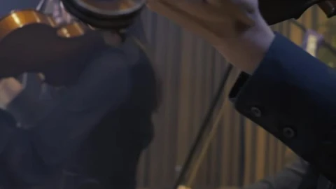 Free Stock Video Two Talented Violinists Playing In A Recording Studio Live Wallpaper - Free Live Wallpaper
